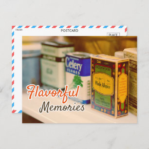 Carte Postale Épices vintages