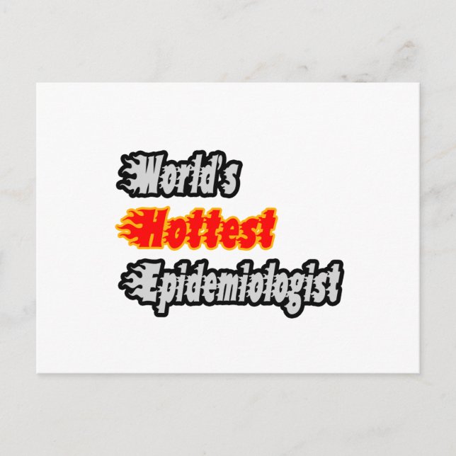 Carte Postale Épidémiologiste le plus chaud du monde (Devant)