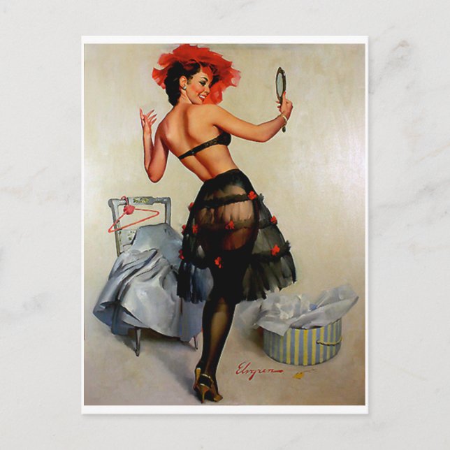 Carte Postale Épingle de réflexion vers le haut (Devant)