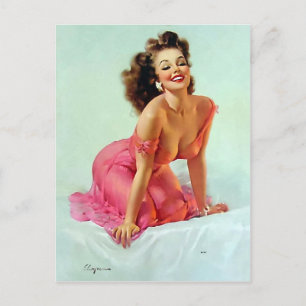 Carte Postale Épingle souriante vers le haut