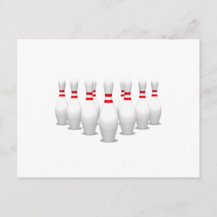 Carte Postale Épingles de quilles :