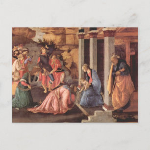 Carte Postale Epiphanie par Botticelli