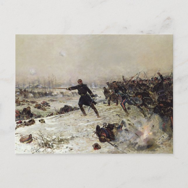 Carte Postale Épisode de la guerre de 1870 (Devant)