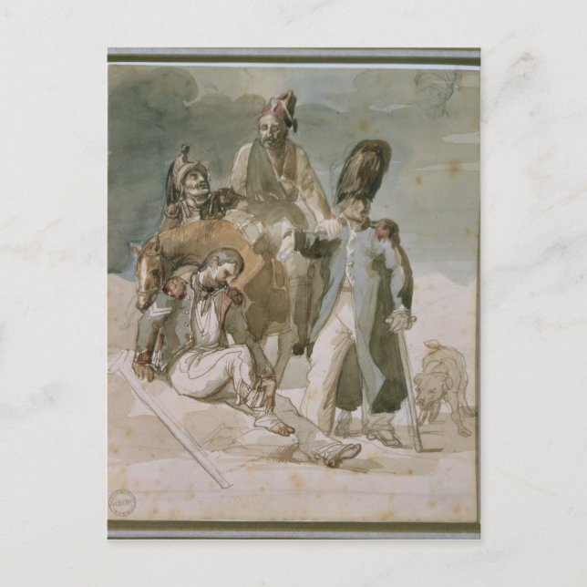 Carte Postale Épisode de la retraite de Napoléon (Devant)