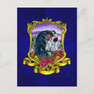 Carte postale Épouse de squelette