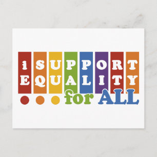 Carte postale Equal Rights
