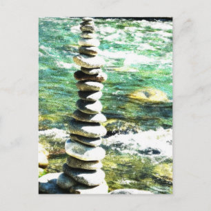 Carte Postale Équilibre.