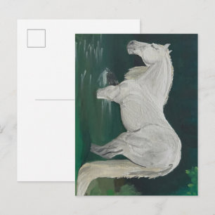 Carte Postale Équine Éthérée