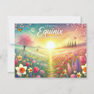 Carte Postale Équinoxe du printemps
