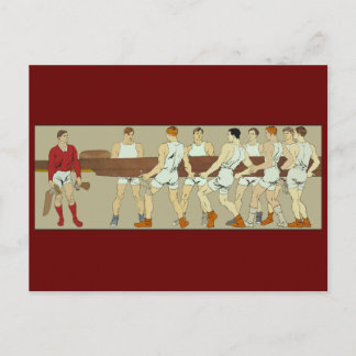 Carte Postale Équipage d'aviron par Penfield