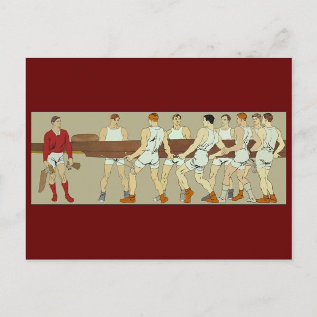 Carte Postale Équipage d'aviron par Penfield (Devant)