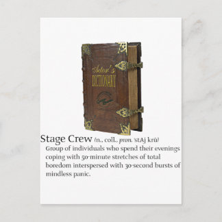 Carte Postale Équipage de scène
