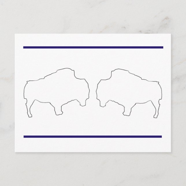 Carte Postale Équipe Buffalo (Devant)