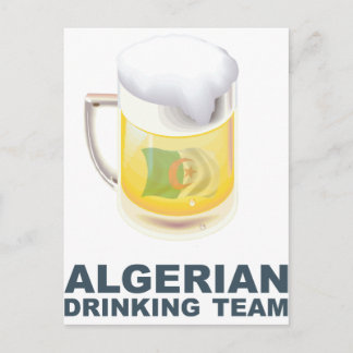 Carte Postale Équipe d'Algérie
