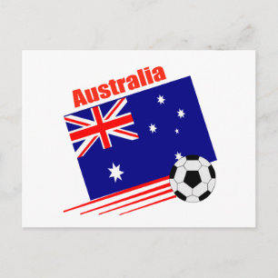 Carte Postale Équipe d'Australie de football