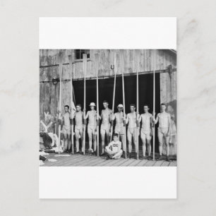 Carte Postale Équipe d'aviron, 1916