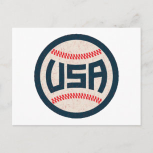 Carte Postale Équipe de baseball USA