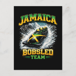 Carte Postale Équipe de bobsleigh de Jamaïque