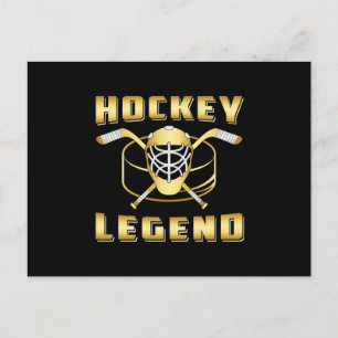 Carte Postale Équipe de hockey sur glace Stick de l'équipe de sp