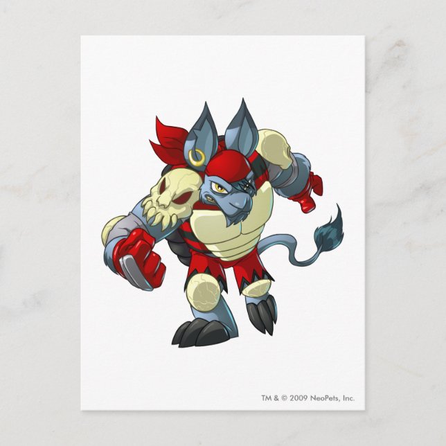 Carte Postale Équipe de Krawk Island Capitaine 2 (Devant)