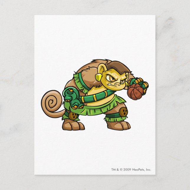 Carte Postale Équipe de Mystery Island Capitaine 2 (Devant)