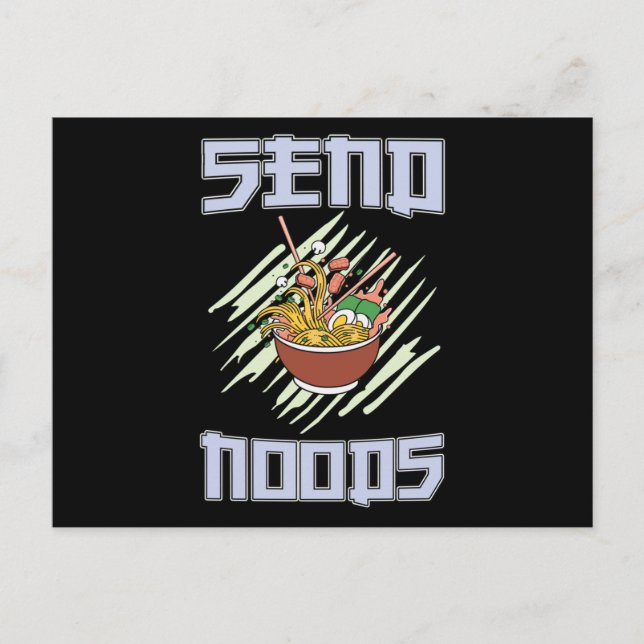 Carte Postale Équipe de Ramen Lover | cadeau parfait (Devant)