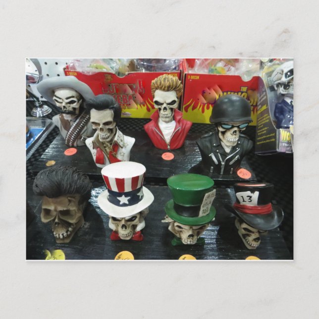 Carte Postale Équipe de squelette (Devant)