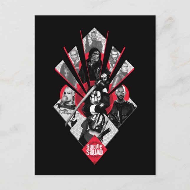 Carte Postale Équipe de suicide | Groupe de travail X Graphisme  (Devant)