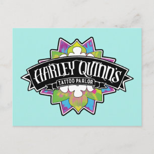 Carte Postale Équipe de suicide   Harley Quinn's Tattoo Parlor L