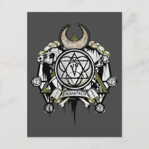 Carte Postale Équipe de suicide   Symboles d'enchantement Tattoo