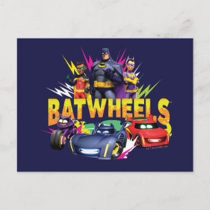 Carte Postale Équipe de superhéros Batwheel™