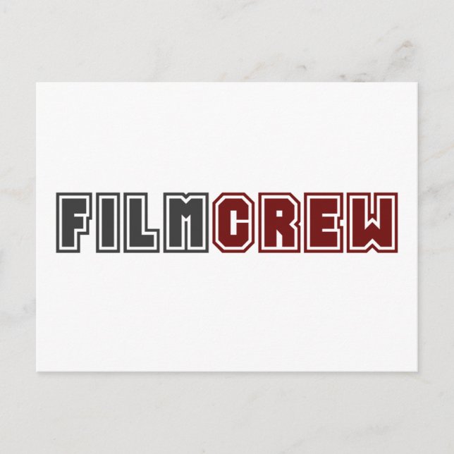 Carte Postale Équipe de tournage (Devant)