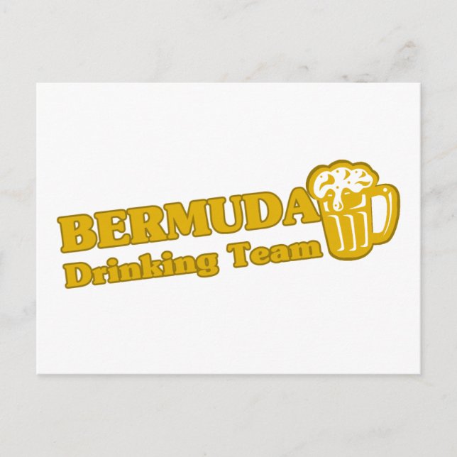 Carte Postale Équipe des Bermudes (Devant)