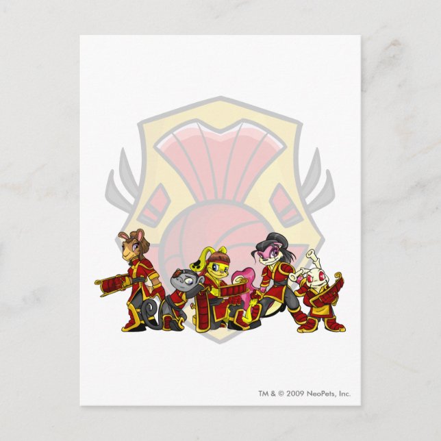 Carte Postale Équipe du groupe Shenkuu (Devant)