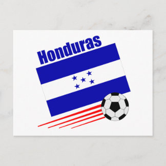 Carte Postale Équipe du Honduras de football