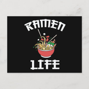 Carte Postale Équipe du Ramen Club Ramen Life Lovely Design