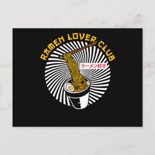 Carte Postale Équipe du Ramen Lover Club Cadeau pour l'amoureu