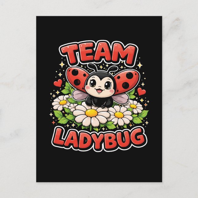 Carte Postale Équipe Ladybug (Devant)