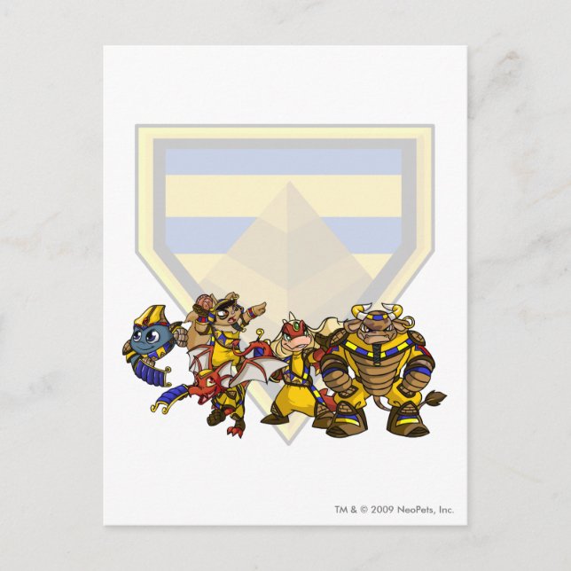 Carte Postale Équipe Lost Desert Group (Devant)