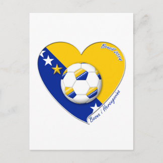 Carte Postale Équipe nationale bosniaque de football. Fútbol "BO