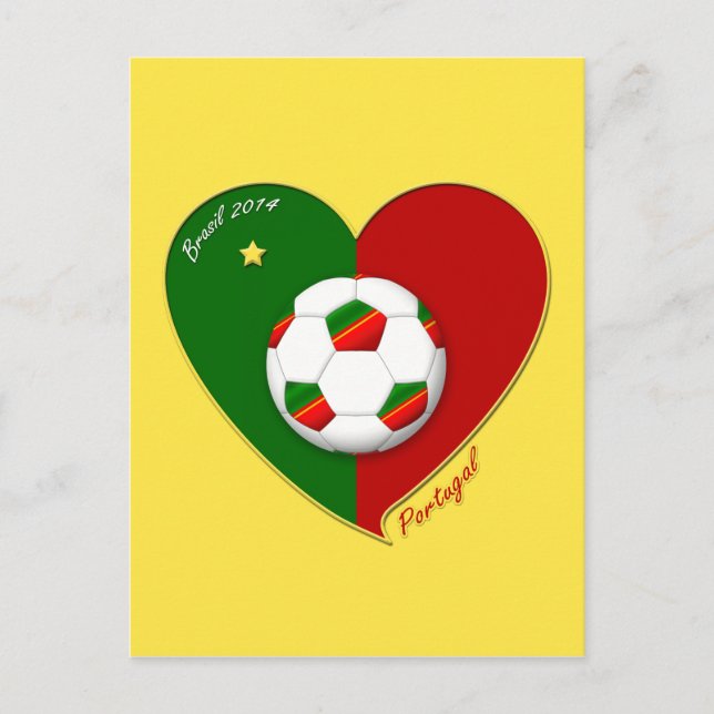 Carte Postale Équipe portugaise de FOOTBALL. Fútbol de "PORTUGAL (Devant)