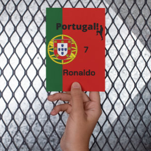 Carte Postale Équipe Portugal Édition Drapeau, personnalisée