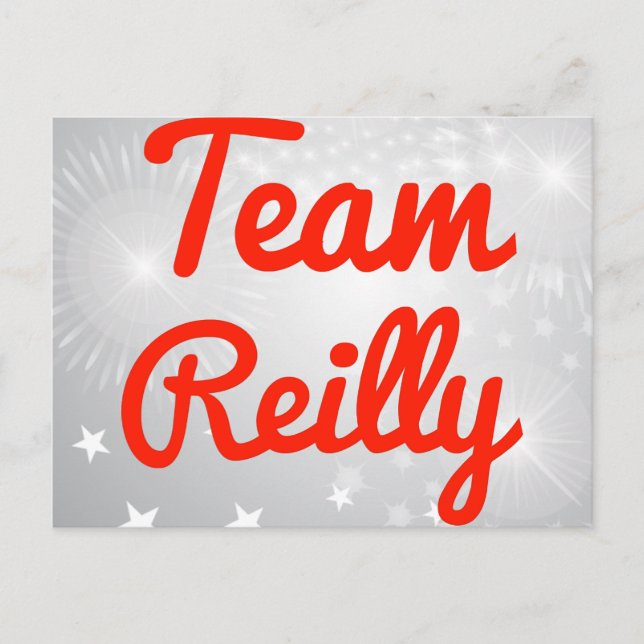 Carte Postale Équipe Reilly (Devant)