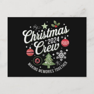 Carte Postale Équipement de Noël 2024Fête de Noël à correspondan