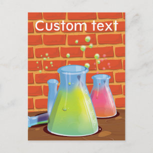 Carte Postale Équipement en verre de dessin sur banc