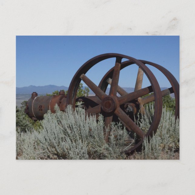 Carte Postale Équipement minier du Nevada (Devant)