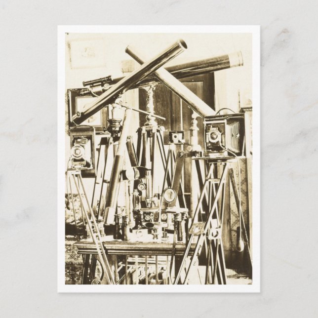 Carte Postale Équipement photographique vintage (Devant)