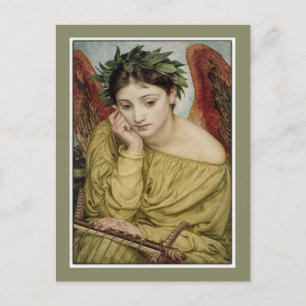 Carte Postale Erato, Muse de poésie lyrique