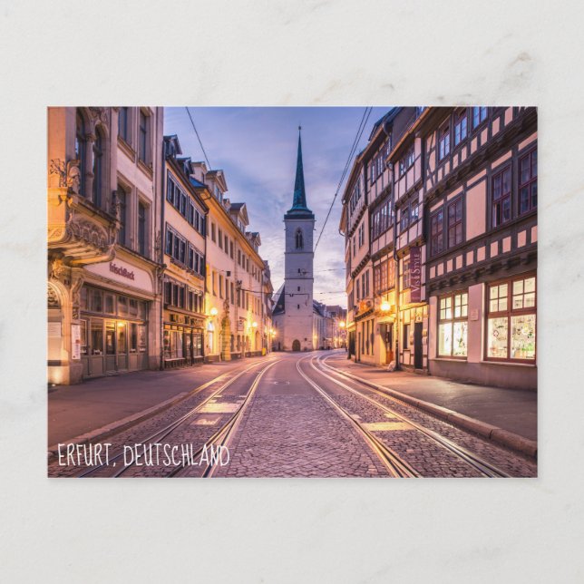 Carte Postale Erfurt, Allemagne (Devant)
