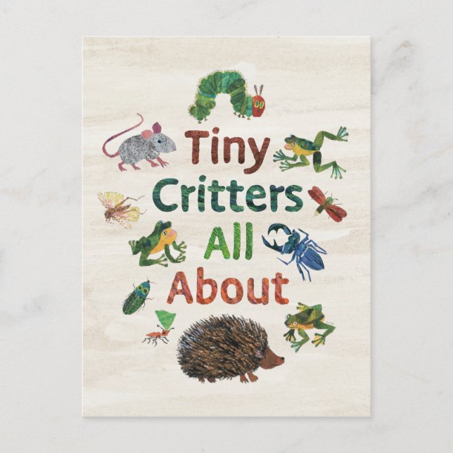 Carte Postale Eric Carle | Tiny Critters Tout Sur (Devant)